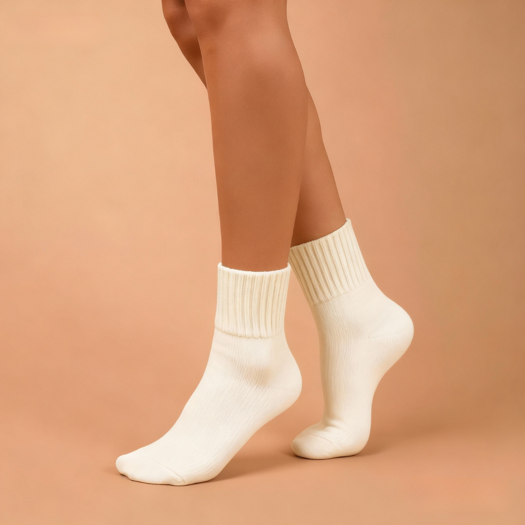 Mid-calf socks lifestyle