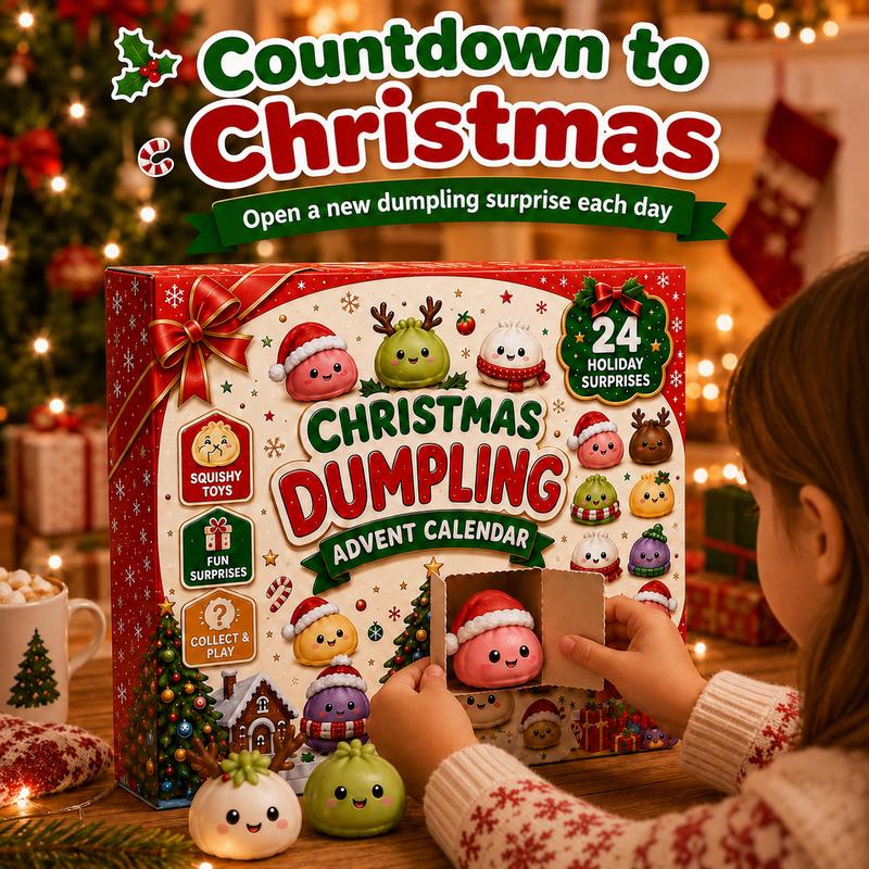 Christmas Dumpling Squishy Advent Calendar 2026