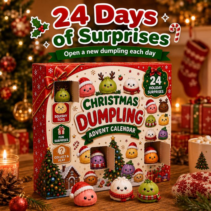 Christmas Dumpling Squishy Advent Calendar 2026