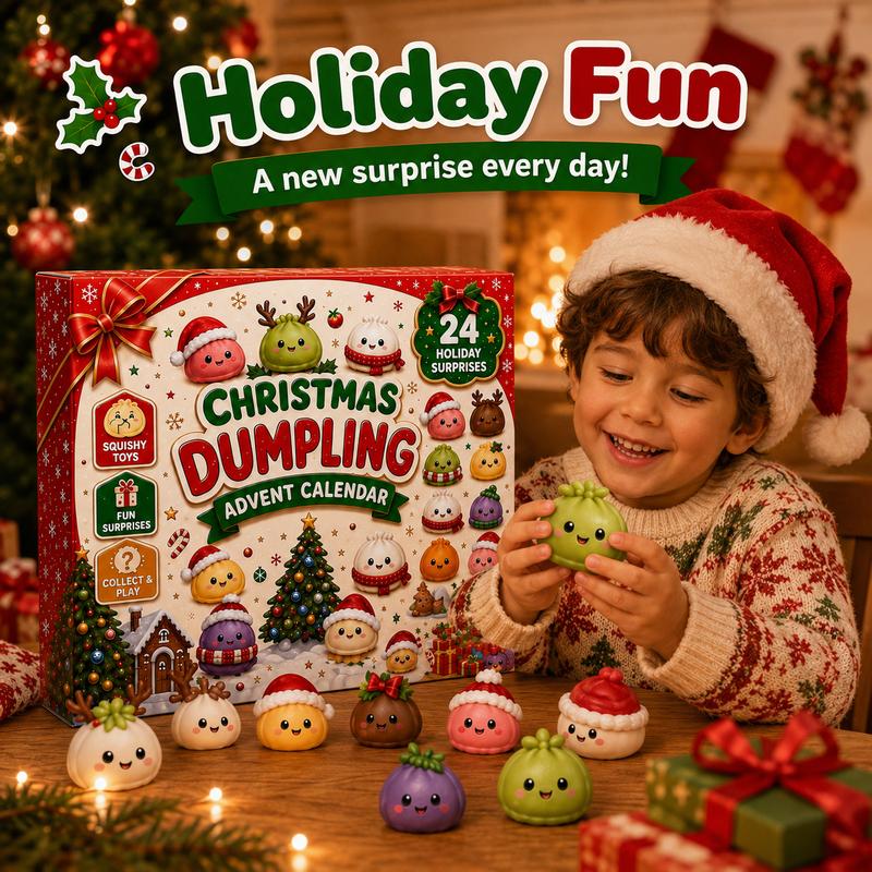 Christmas Dumpling Squishy Advent Calendar 2026